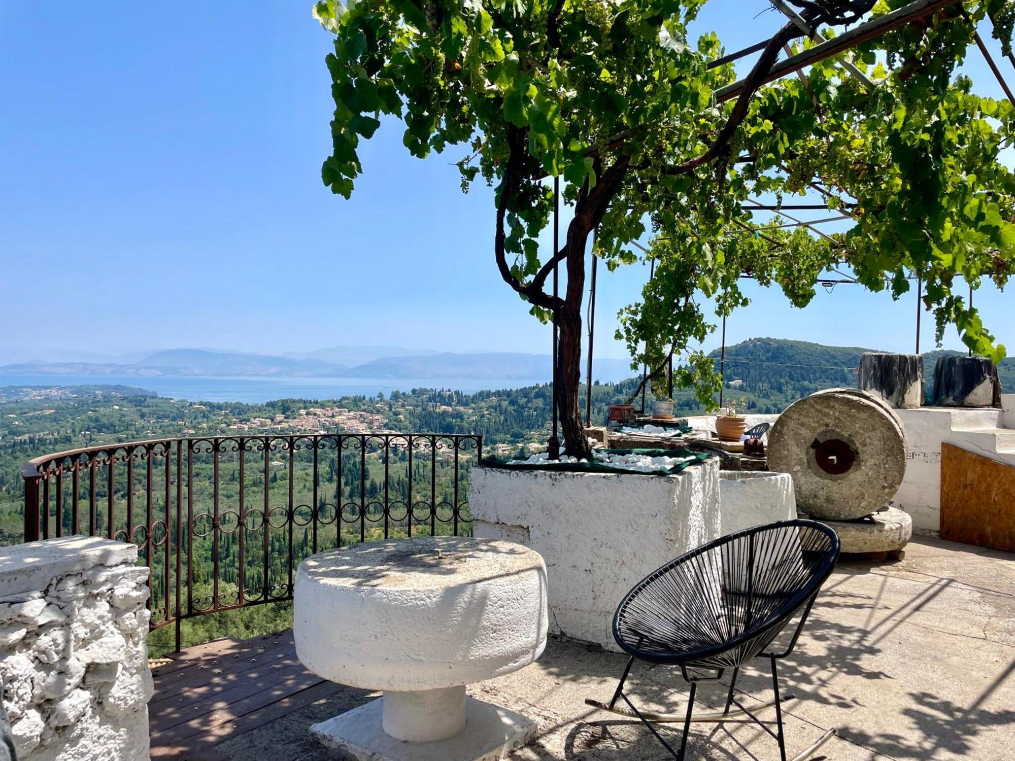 Mary'S House With Panoramic View Villa Agioi Deka  ภายนอก รูปภาพ