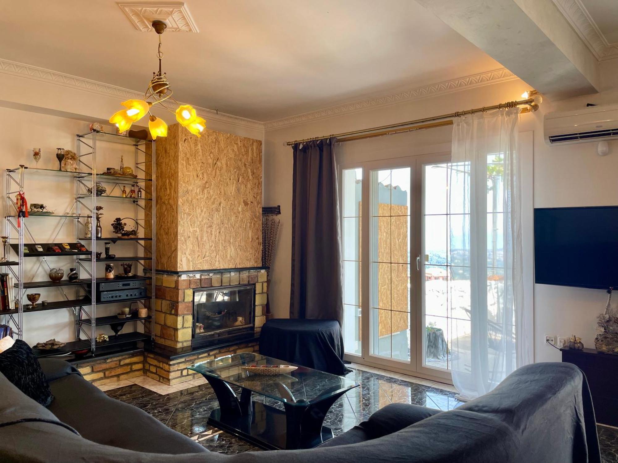 Mary'S House With Panoramic View Villa Agioi Deka  ภายนอก รูปภาพ